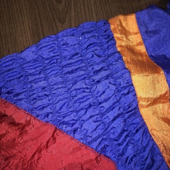 Vintage 90’s Purple Orange Red Windbreaker Jacket Women’s Medium Nylon - Picture 7 of 9